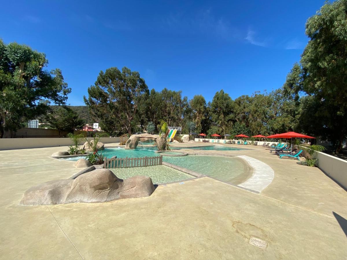 Le Camping De La Plage Aregno Ngoại thất bức ảnh